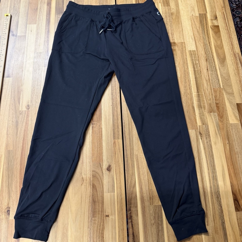 ZYIA Active Pants, Women's Size Medium, Black, Jogger Pants, Straight Leg
